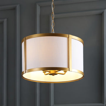 Thatcher 17" Metal LED Pendant Light - JONATHAN Y